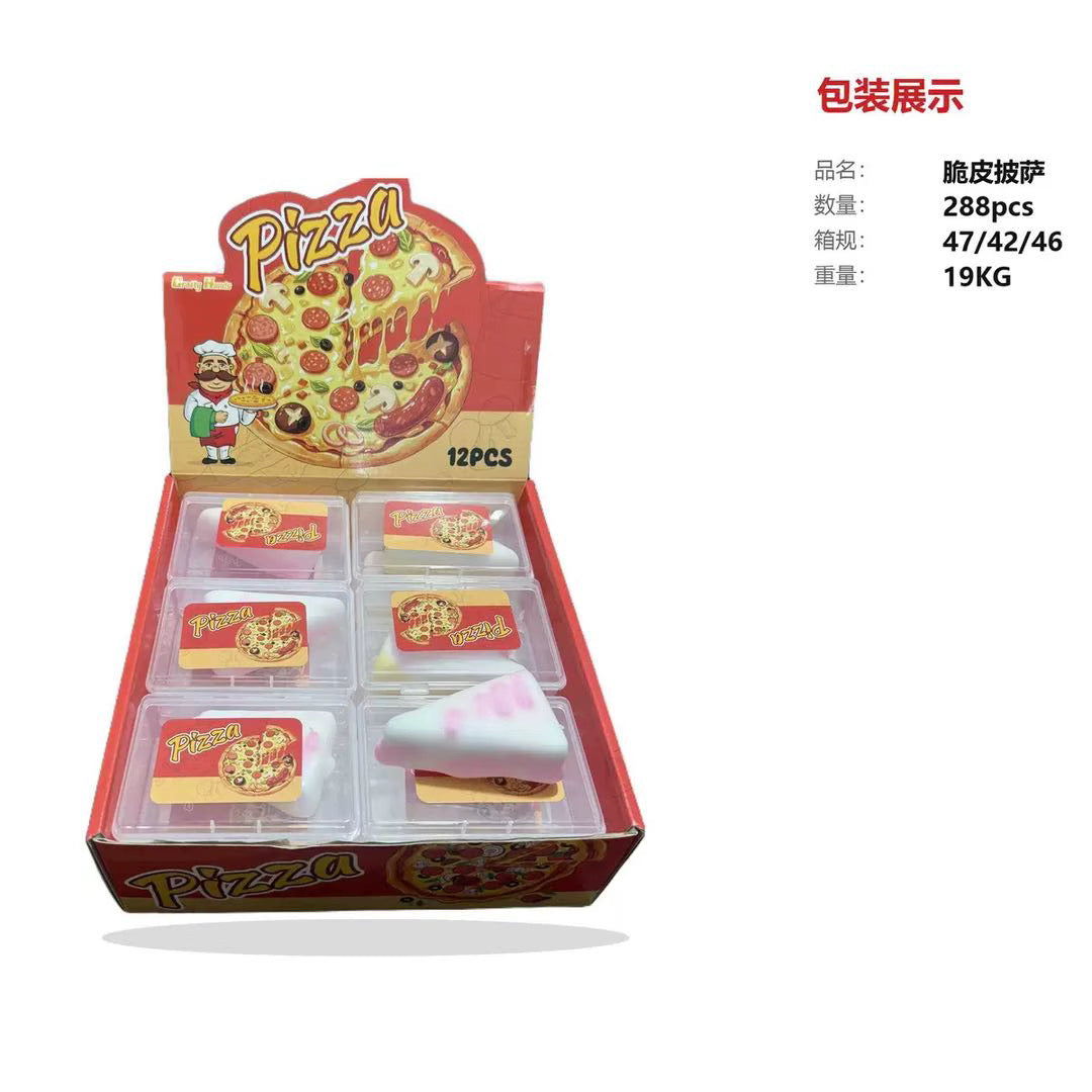 Wax cracking pizza
