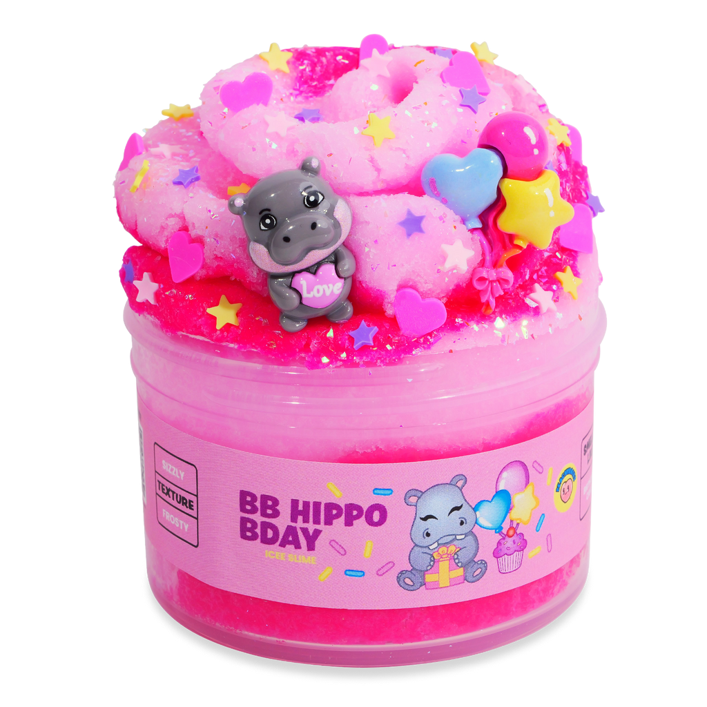 Hippo bday slime Peachybbies