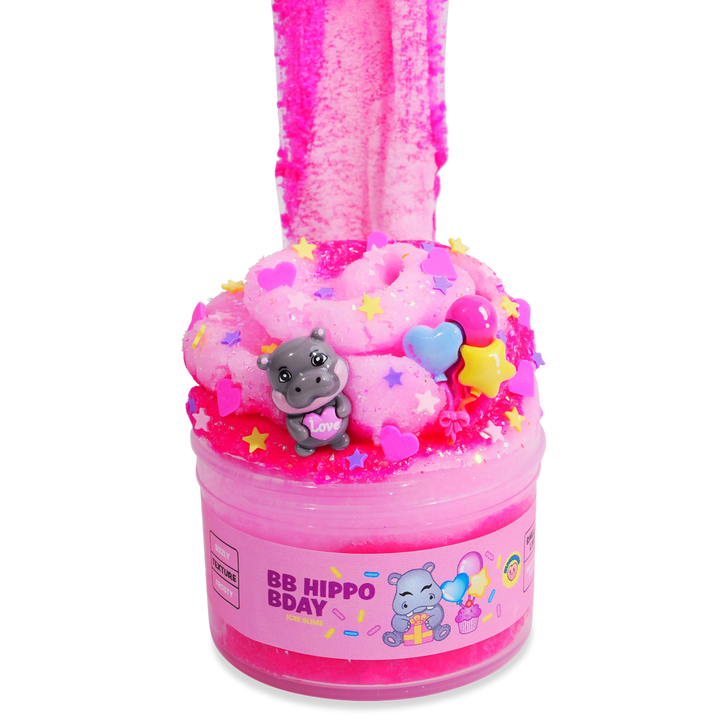 Hippo bday slime Peachybbies