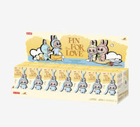 Authentic Pin for love labubu A-M