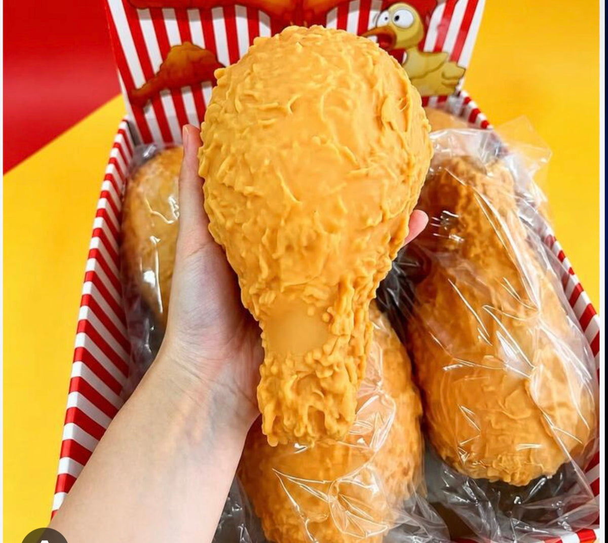 Jumbo fried chicken squishy