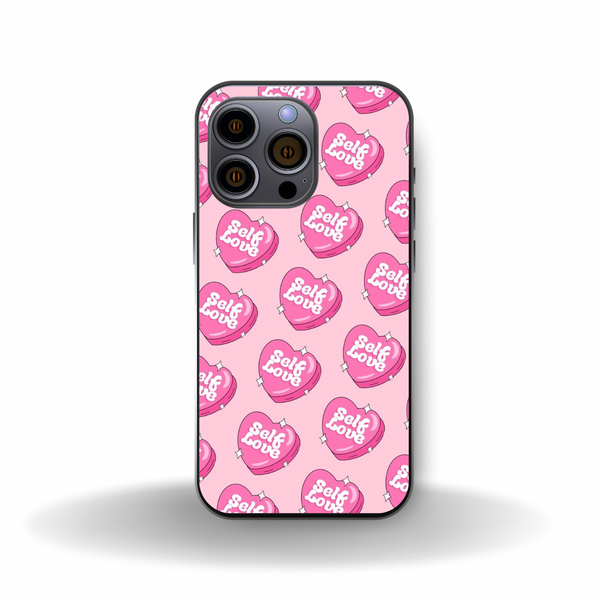 Self love hearts iPhone case