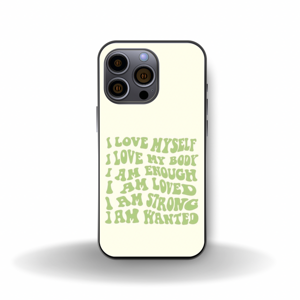 I love myself iPhone case