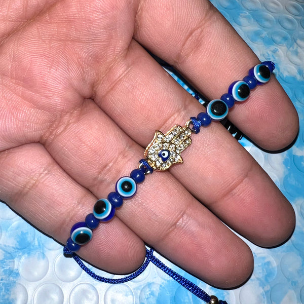 Blue Evil Eye Hand bracelet