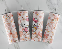 Hello kitty flower 20oz tumbler