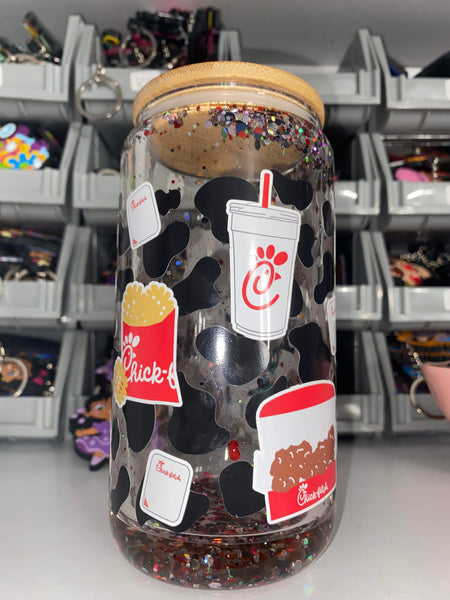 Chick-fil-a Snowglobe Tumbler