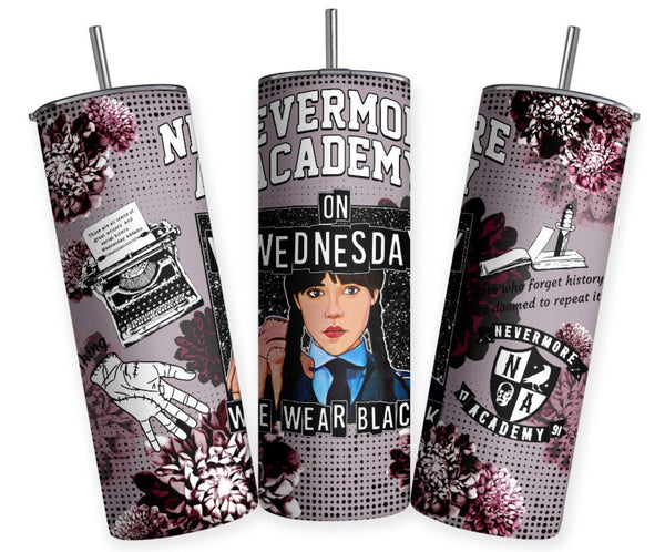 Wednesday 20oz Tumbler style 2