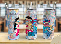 Stitch & Lilo icecream 20oz tumbler