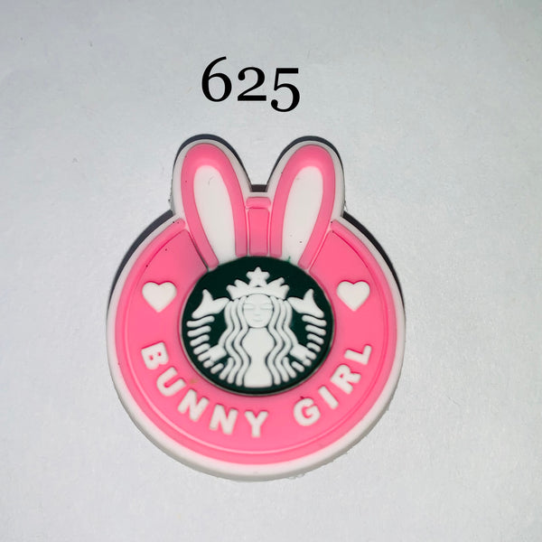 625- Pink bunny Logo