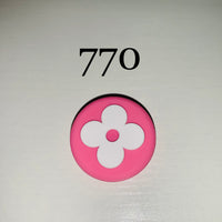 770-Pink/White Flower