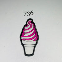 736-Pink Ice Cream Cone