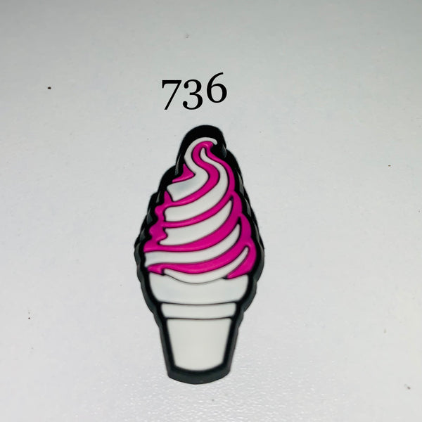 736-Pink Ice Cream Cone