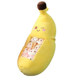 Banana plush filled with plushies