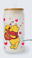 Pooh bear frosted 16oz