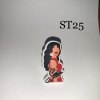 ST25- Selena #3 (straw topper)