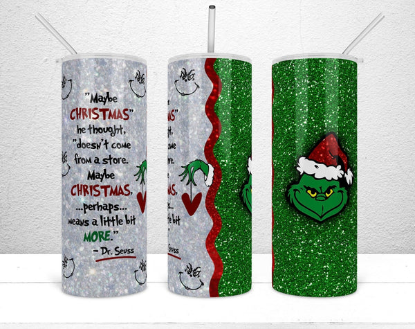 20 oz Tumbler *Grinch