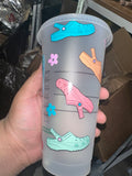 Croc clog cold cup