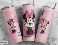 Pink Minnie 20oz tumbler