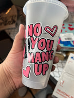 No you hang up! Scream cold cup