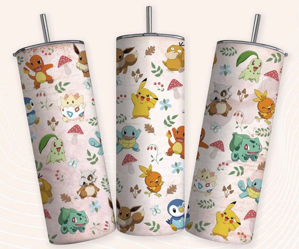 Pokémon friends 20oz tumbler