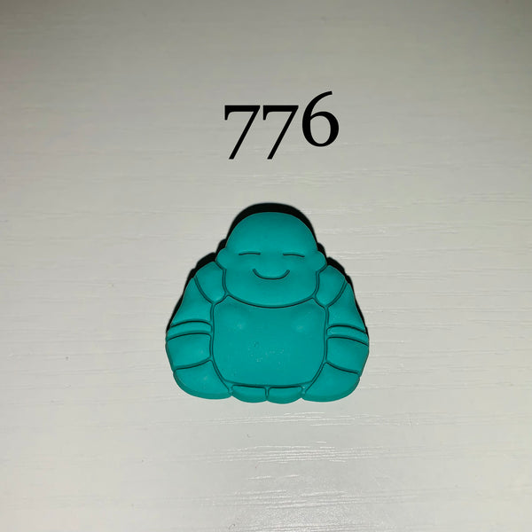 776-Teal Buddah