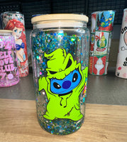 Stitch snow globe tumbler