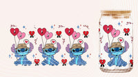 Stitch bad bunny frosted 16oz tumbler