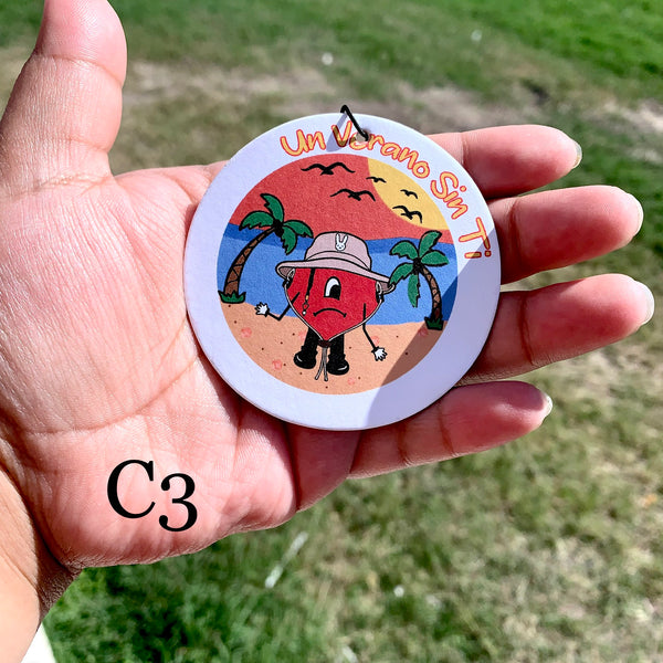 C3 Bad Bunny Car Freshener