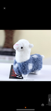 Llama plush Keychain (Blue)