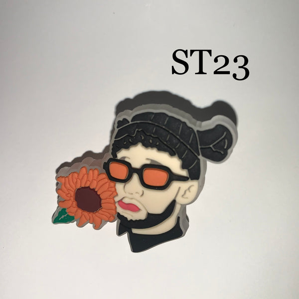 ST23- Bad Bunny #6 (straw topper)