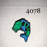 4078- Fish (Green/Blue)