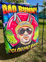 Bad Bunny Fleece Blanket style 3